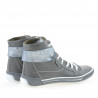 Ghete dama 258 gri combinat