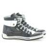 Ghete dama 258 biz negru+alb