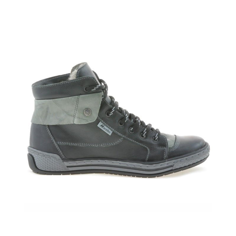 Ghete dama 258 biz negru+gri