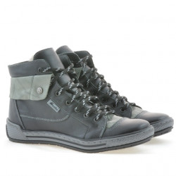 Ghete dama 258 biz negru+gri