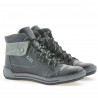 Ghete dama 258 biz negru+gri