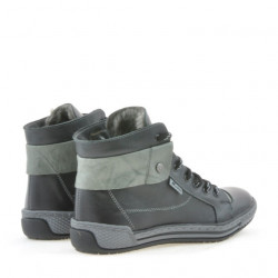 Ghete dama 258 biz negru+gri