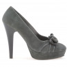 Pantofi eleganti dama 1095 gri antilopa