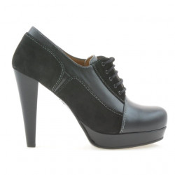 Pantofi eleganti dama 1093 negru combinat