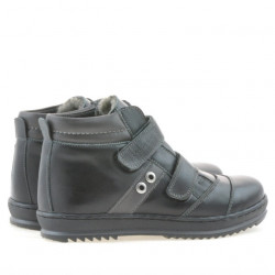 Ghete copii 3207 negru+gri
