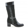 Cizme dama 3250 negru combinat