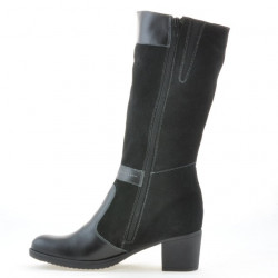 Cizme dama 3250 negru combinat