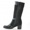 Cizme dama 3250 negru combinat