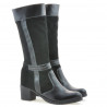 Cizme dama 3250 negru combinat