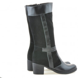 Cizme dama 3250 negru combinat