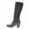 Cizme dama 3277 negru combinat