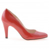 Pantofi eleganti dama 1234 lac rosu satinat