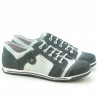 Pantofi sport dama 143-1 bufo gri+alb