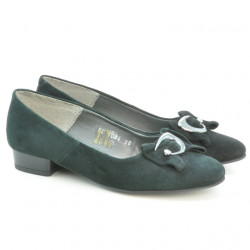 Pantofi casual dama 1084 negru antilopa