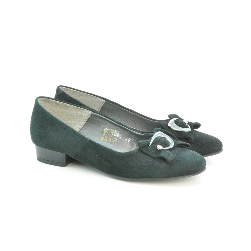 Pantofi casual dama 1084 negru antilopa