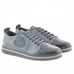 Pantofi sport adolescenti 392 negru+gri