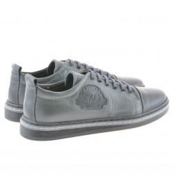 Pantofi sport adolescenti 392 negru+gri