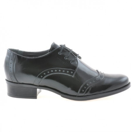 Pantofi casual dama 691 lac negru