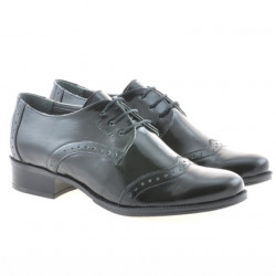 Pantofi casual dama 691 lac negru
