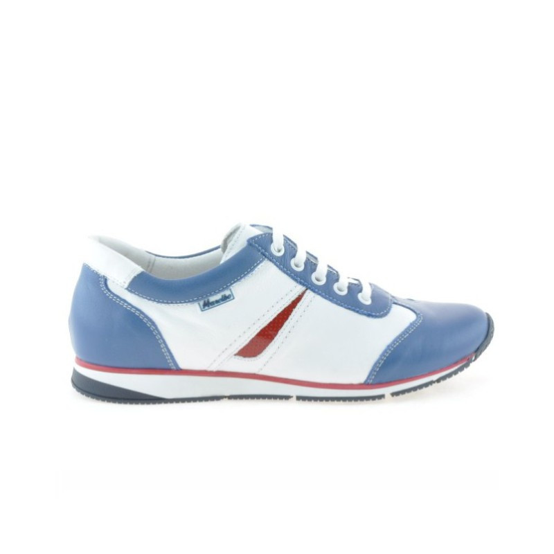 Pantofi sport dama 196 indigo+alb