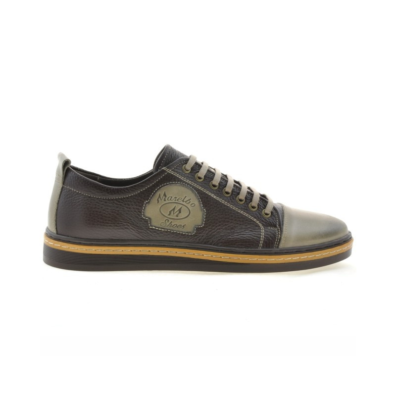 Férfi casual / sport cipő 766 homok+barna