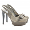 Sandale dama 1096 nisip antilopa combinat