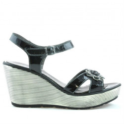 Sandale dama 5006 lac negru