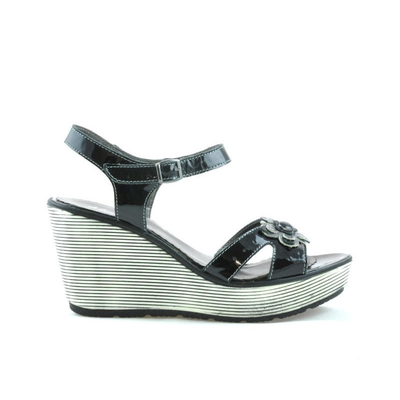 Sandale dama 5006 lac negru