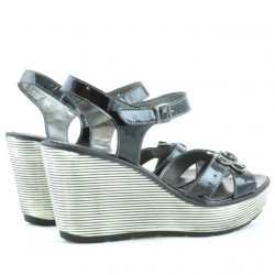 Sandale dama 5006 lac negru