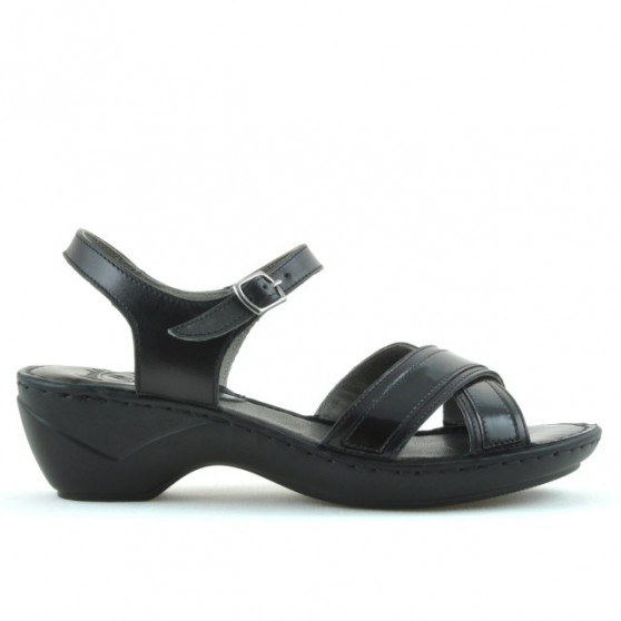 Sandale dama 501 negru combinat Sandale dama 501 negru combinat