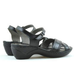Sandale dama 501 negru combinat