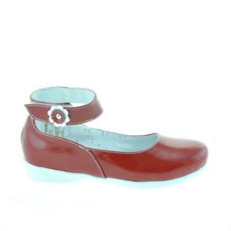 Pantofi copii mici 17c lac rosu