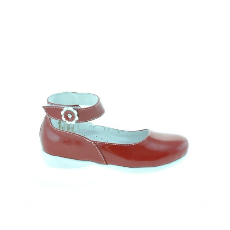 Pantofi copii mici 17c lac rosu