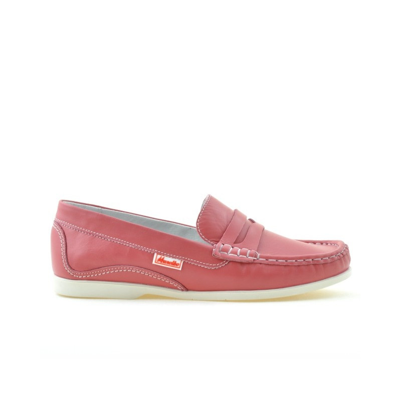 Mocasini dama 661 rosu corai