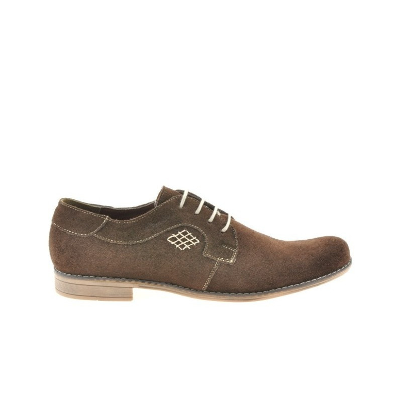 Pantofi casual / eleganti barbati 730 cafe velur