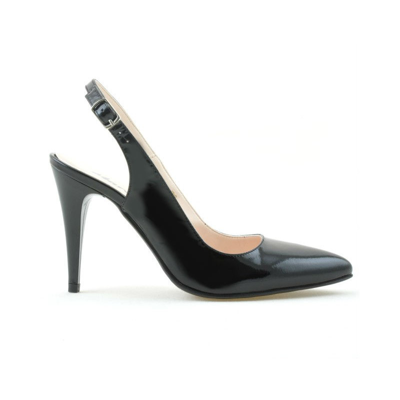 Sandale dama 1249 lac negru 