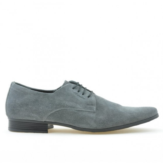 Pantofi eleganti barbati 786 gri velur Pantofi eleganti barbati 786 gri velur