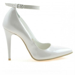Pantofi eleganti dama 1247 lac bej sidef