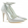 Pantofi eleganti dama 1247 lac bej sidef