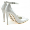 Pantofi eleganti dama 1247 lac bej sidef