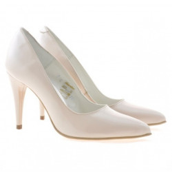 Pantofi eleganti dama 1246 lac ivoriu