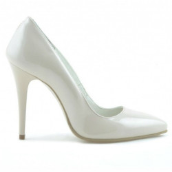 Pantofi eleganti dama 1241 lac ivoriu