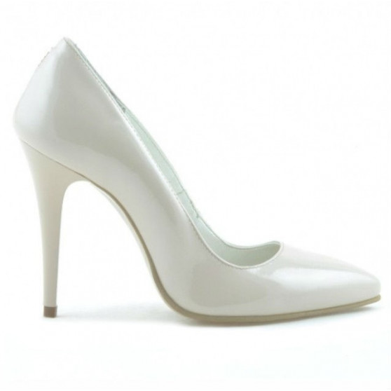 Pantofi eleganti dama 1241 lac ivoriu Pantofi eleganti dama 1241 lac ivoriu