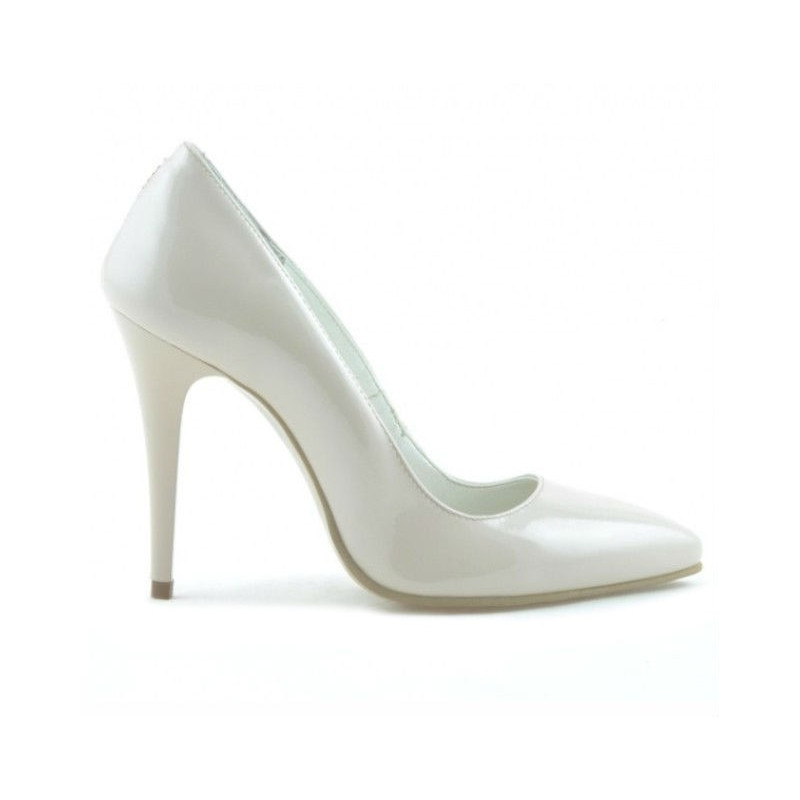 Pantofi eleganti dama 1241 lac ivoriu