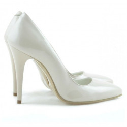 Pantofi eleganti dama 1241 lac ivoriu