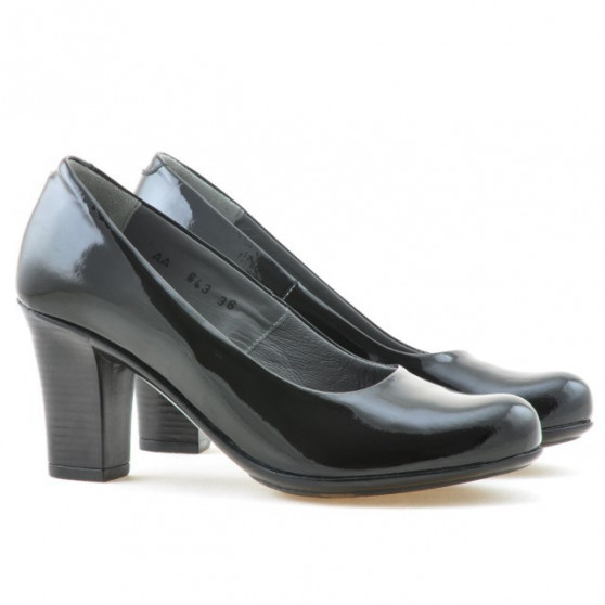 Női alkalmi / elegáns cipők 643 fekete lakk Női alkalmi / elegáns cipők 643 fekete lakk