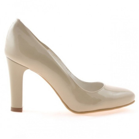 Pantofi eleganti dama 1243 lac bej