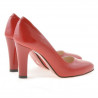 Pantofi eleganti dama 1243 lac rosu satinat