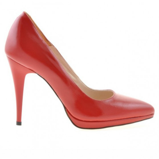 Pantofi eleganti dama 1244 lac rosu satinat Pantofi eleganti dama 1244 lac rosu satinat