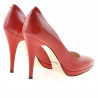 Pantofi eleganti dama 1244 lac rosu satinat